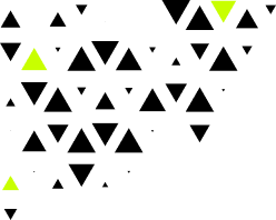 Abstract black and yellow triangular shapes pattern.